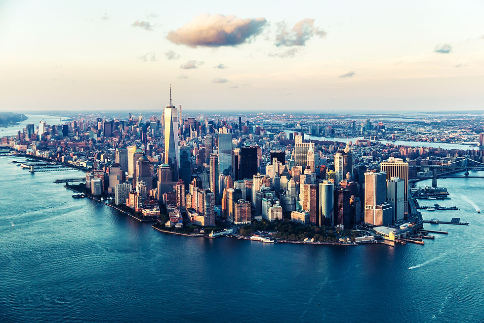 skyline of New York, NY