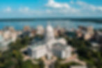 skyline of Madison. WI
