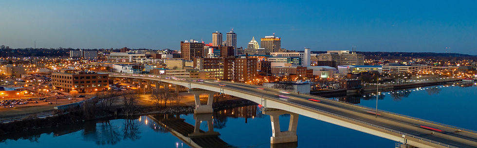 skyline of Peoria, IL